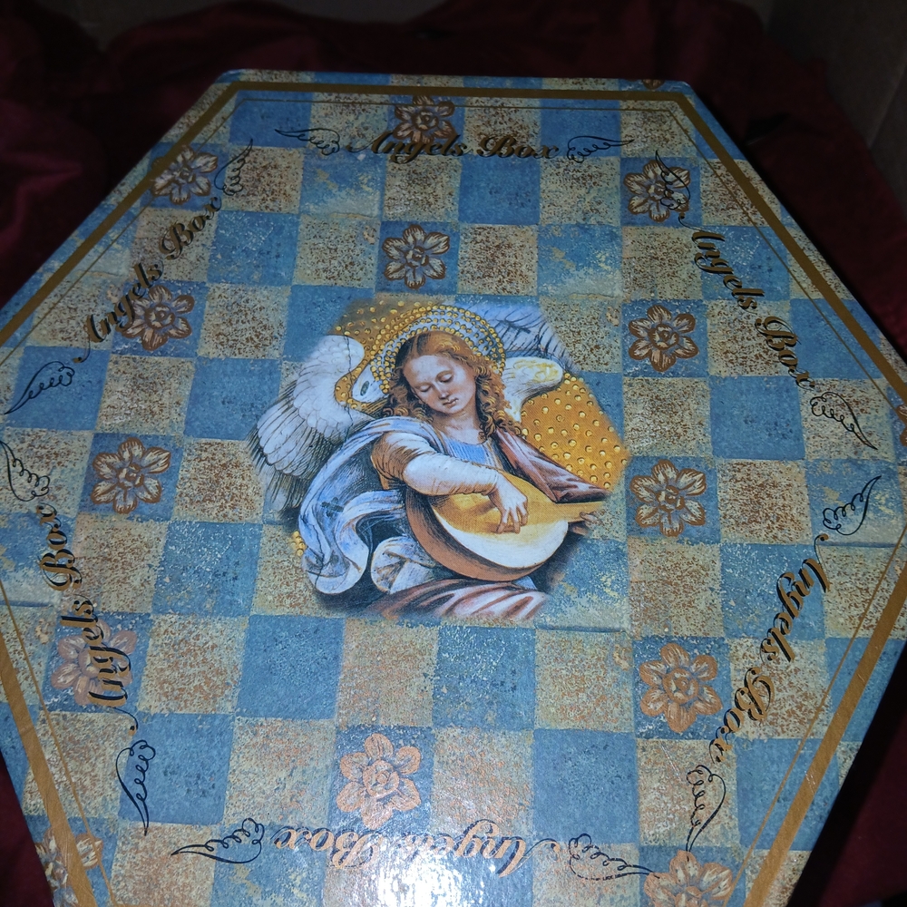 Angel Themed Holiday Ornament Box